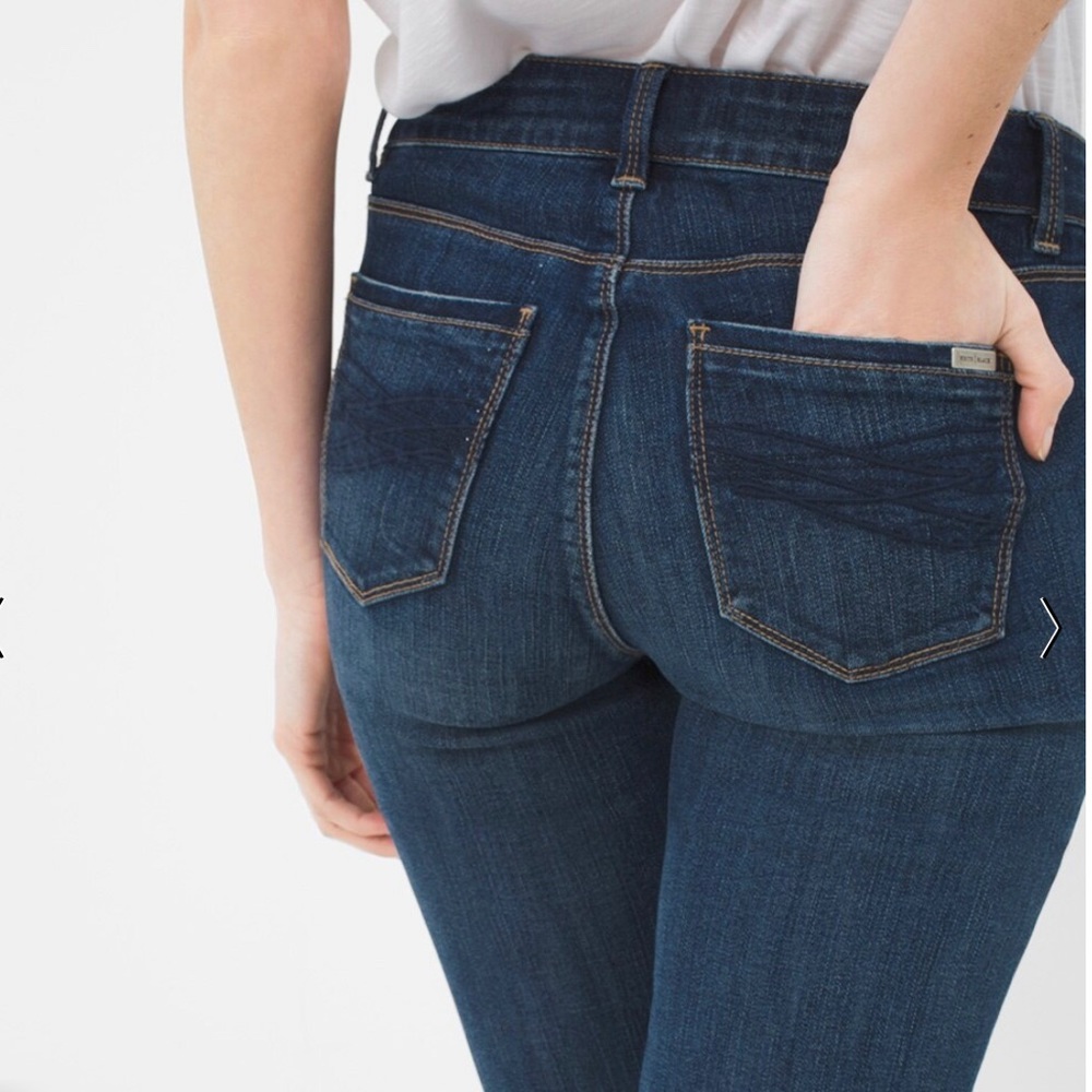 WHBM Slim Crop Jeans - Picture 2 of 10